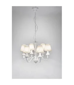 Lampadario 6Luci Stylish Bianco