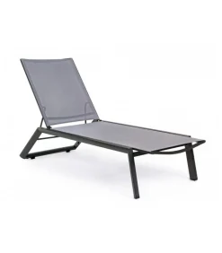 Lettino Cruise C-Ruote Antracite Gk52