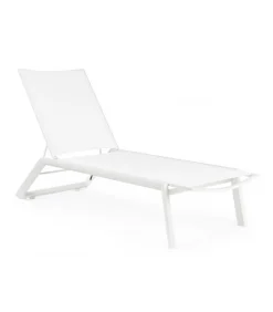 Lettino Cruise C-Ruote Bianco Gk50