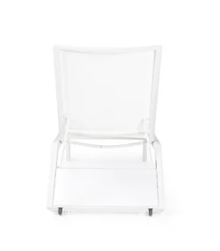 Lettino Cruise C-Ruote Bianco Gk50