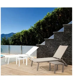 Lettino Cruise C-Ruote Bianco Gk50