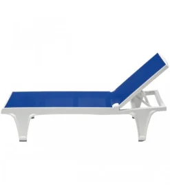 Lettino Prendisole Tahiti Di Scab, Con Struttura In Polipropilene Per Outdoor E Telo Traspirante E Idrorepellente.