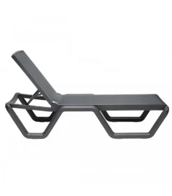 Lettino Vela Di Scab, Con Struttura In Polipropilene Per Outdoor E Telo Traspirante E Idrorepellente.