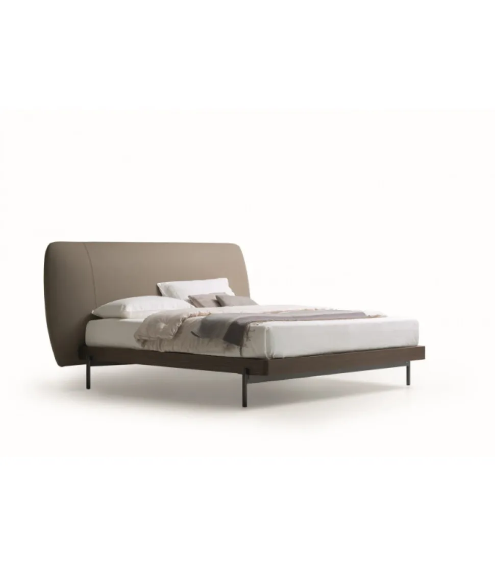 Letto Bali Imbottito E Legno