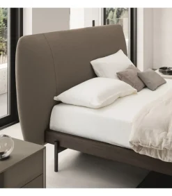 Letto Bali Imbottito E Legno