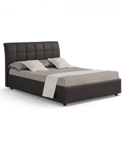 Letto Berlino Imbottito E Rivestito.