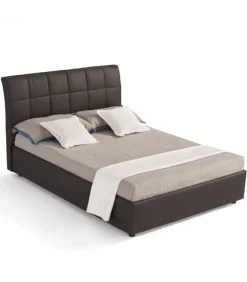 Letto Berlino Imbottito E Rivestito.