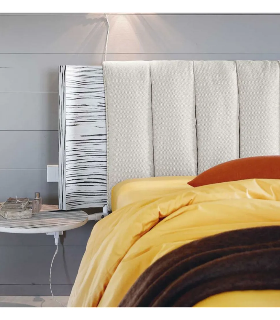 Letto Hug 01 Lines H17, Accessoriabile E Configurabile.