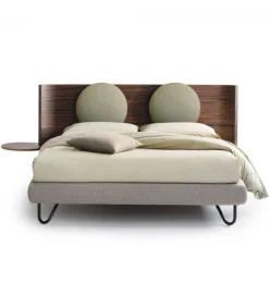 Letto Hug 01 Round H17, Con Contenitore O Fisso.