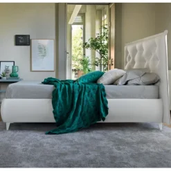 Letto Imbottito Claire Con Contenitore