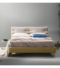 Letto Imbottito Clip Lift Originale Testiera Reversibile Bicolore