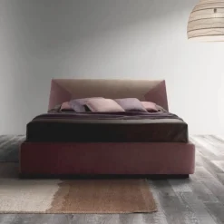 Letto Imbottito Con Contenitore J-S Con Elevata Personalizzazione