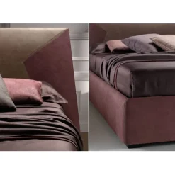 Letto Imbottito Con Contenitore J-S Con Elevata Personalizzazione