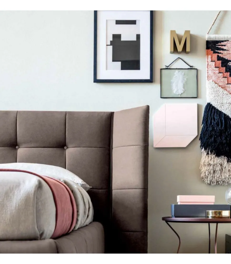 Letto Imbottito Con Contenitore Di Felis