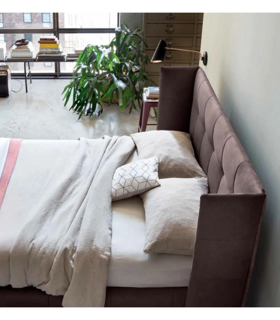 Letto Imbottito Con Contenitore Di Felis