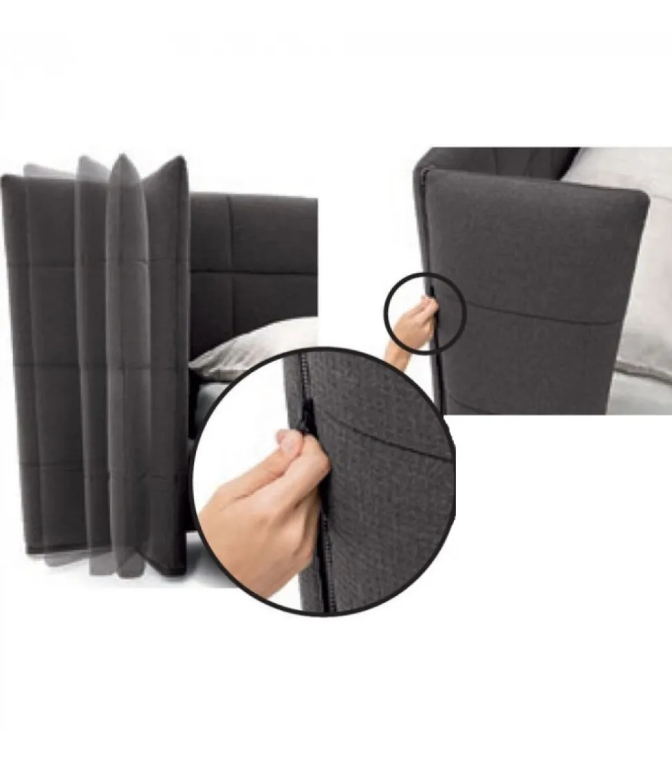 Letto Imbottito Con Contenitore Di Felis