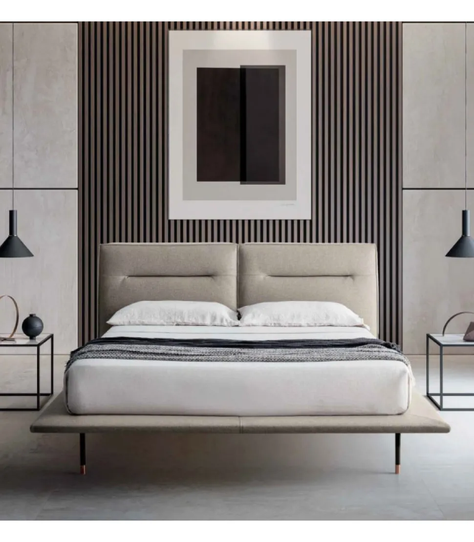 Letto Imbottito Con Piano Rete In Multistrato