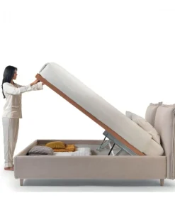 Letto Imbottito Corinne Con Contenitore