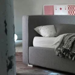 Letto Imbottito Elisabeth Con Contenitore