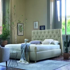 Letto Imbottito Josephine Con Contenitore