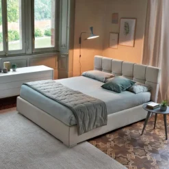 Letto Imbottito Malika Con Contenitore