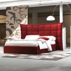 Letto Imbottito Maya High Con Contenitore