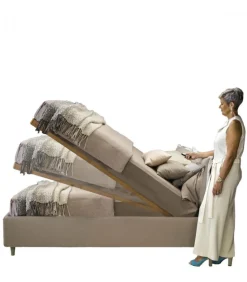 Letto Imbottito Maya High Con Contenitore