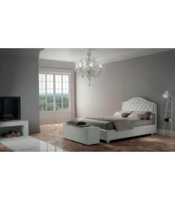 Letto Infinity Con Contenitore Con Struttura Completamente Imbottita