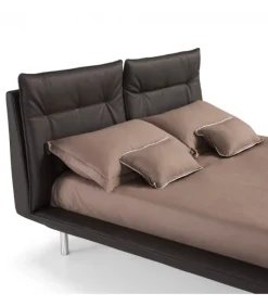 Letto Kyoto Imbottito E Rivestito.