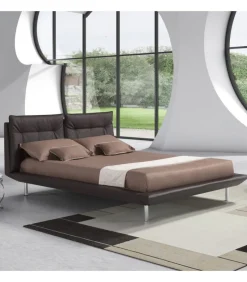 Letto Kyoto Imbottito E Rivestito.