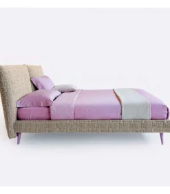 Letto London H17 Imbottito E Rivestito.