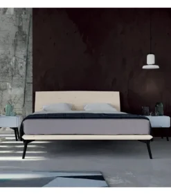 Letto Matrimoniale Dolcevita In Massello Di Abete Spazzolato