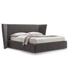 Letto Matrimoniale Imbottito Con Elementi Laterali Testiera Mobili