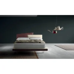 Letto Moderno Autoportante Con Molteplici Tessuti Disponibili - Modello Link