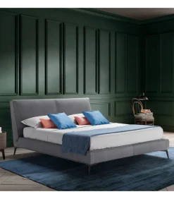 Letto Monza Imbottito E Rivestito.