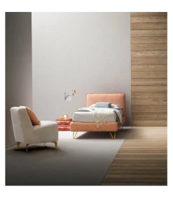 Letto Piping Con Contenitore Compatto, Elegante E Funzionale By Samoa