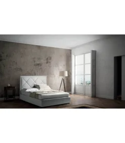 Letto Precious Con Contenitore E Struttura Completamente Imbottita