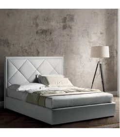 Letto Precious Con Contenitore E Struttura Completamente Imbottita