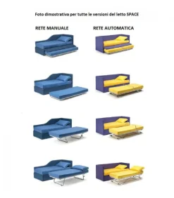 Letto Space Angolo Alto, Disponibile In Diverse Dimensioni.