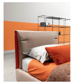 Letto Spin Con Contenitore, Testiera Reclinabile E Personalizzabile