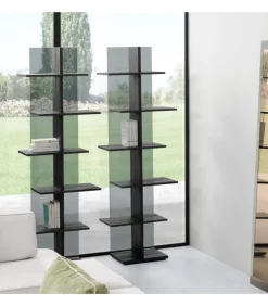 Libreria In Laminato Di Diversi Colori