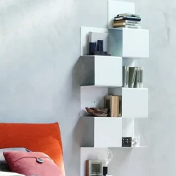 Libreria Pensile In Metallo Snake