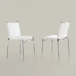 Liu, Sedia In Metallo Con Rivestimento Rete In Textplast