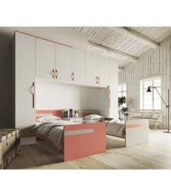 Luna Con Pediera, Letto Singolo Per Cameretta