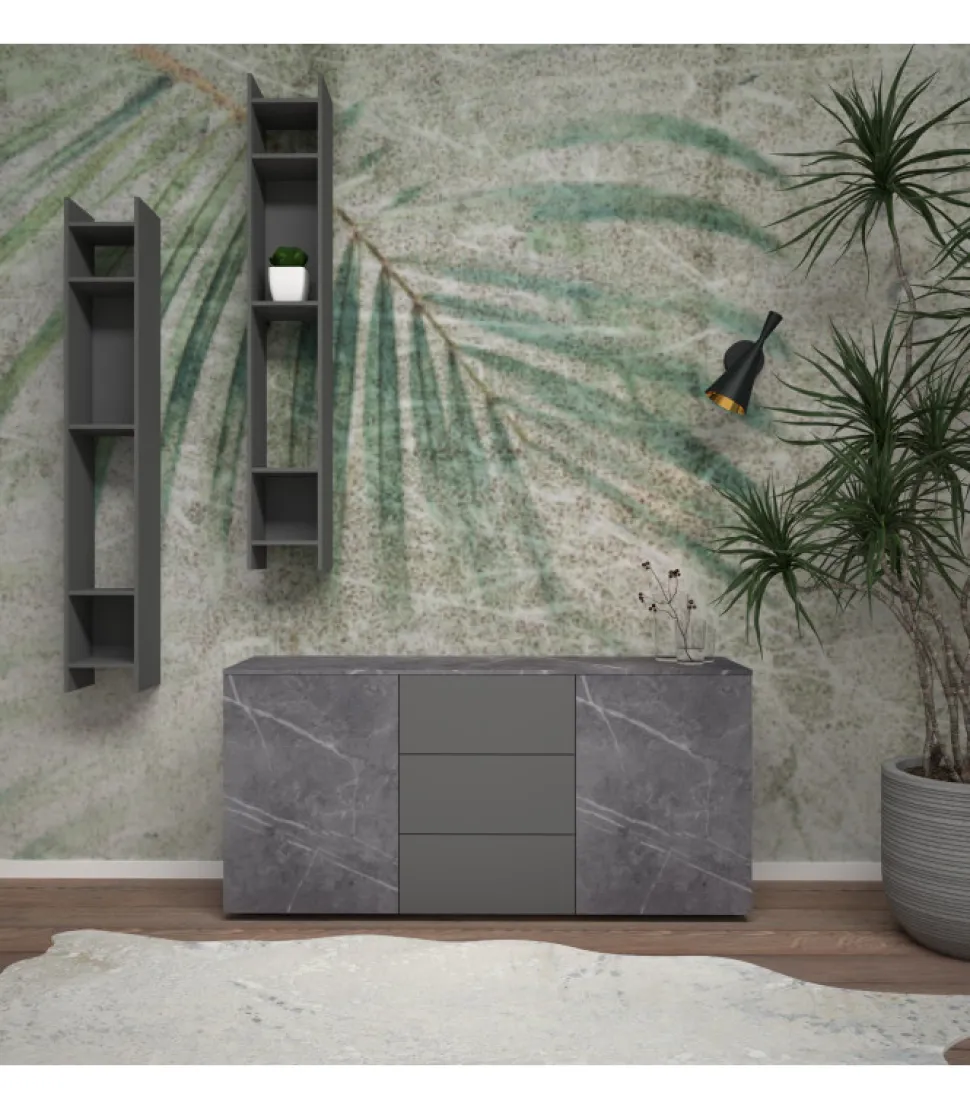 Madia Con Ante E Cassetti