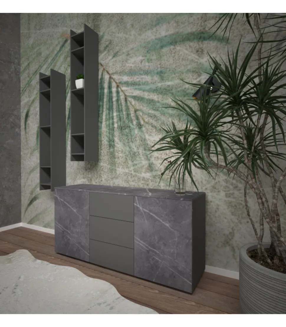 Madia Con Ante E Cassetti