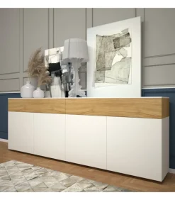 Madia Lineare Con Ante E Cassetti