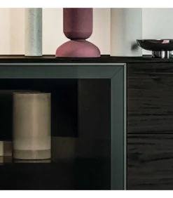 Madia Lineare Con Ante Vetro