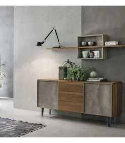 Madia Minerva A Due Ante E Tre Cassetti.