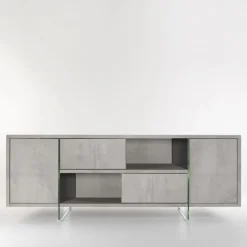 Madison, Madia In Legno Con Ante Battenti E Scorrevoli